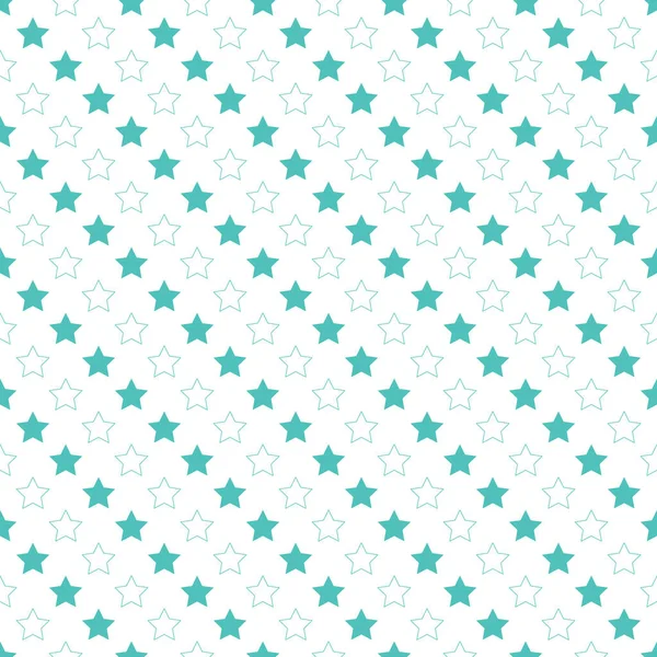 Fondo Estrella Patrón Sin Costuras Con Estrellas — Vector de stock