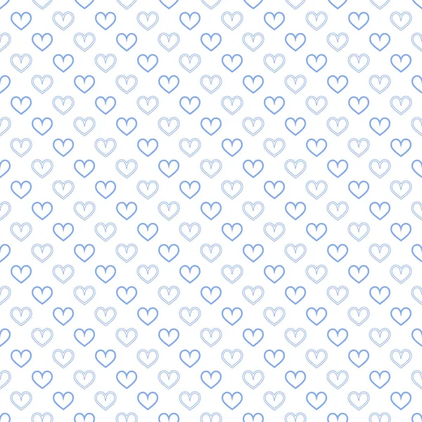 スタイリッシュな心シームレスベクトルパターン 結婚式の背景 あなたのデザインのためのロマンチックなベクトル壁紙 — ストックベクタ