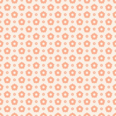 Dekoratif elementlerle basit, pürüzsüz desen. Moda baskıları ya da ambalaj kağıdı için güzel bir arkaplan.