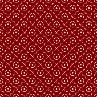 Dekoratif elementlerle basit, pürüzsüz desen. Moda baskıları ya da ambalaj kağıdı için güzel bir arkaplan.