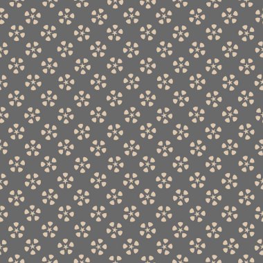 Dekoratif elementlerle basit, pürüzsüz desen. Moda baskıları ya da ambalaj kağıdı için güzel bir arkaplan.