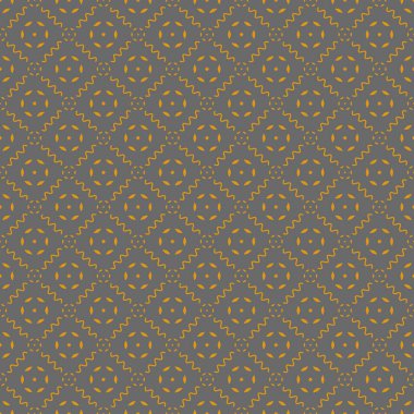 Dekoratif elementlerle basit, pürüzsüz desen. Moda baskıları ya da ambalaj kağıdı için güzel bir arkaplan.
