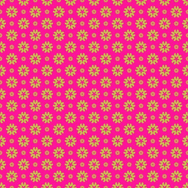 Dekoratif elementlerle basit, pürüzsüz desen. Moda baskıları ya da ambalaj kağıdı için güzel bir arkaplan.