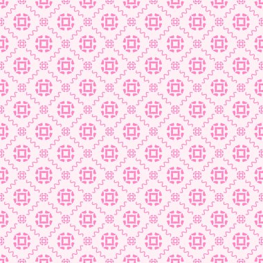 Dekoratif elementlerle basit, pürüzsüz desen. Moda baskıları ya da ambalaj kağıdı için güzel bir arkaplan.