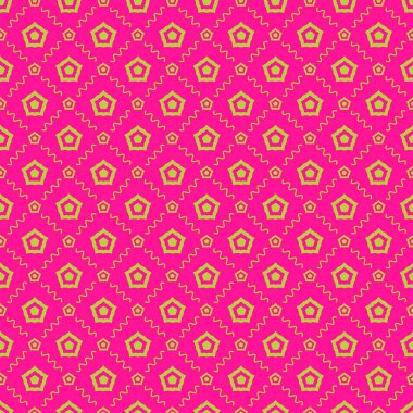 Dekoratif elementlerle basit, pürüzsüz desen. Moda baskıları ya da ambalaj kağıdı için güzel bir arkaplan.