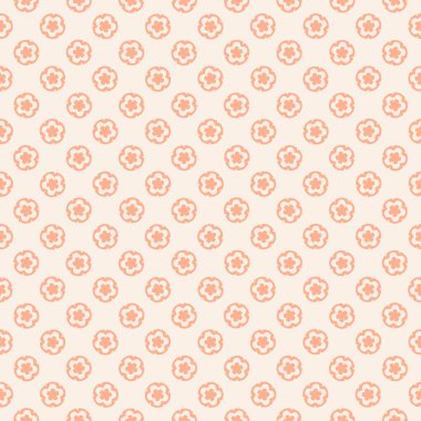 Dekoratif elementlerle basit, pürüzsüz desen. Moda baskıları ya da ambalaj kağıdı için güzel bir arkaplan.