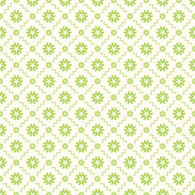 Dekoratif elementlerle basit, pürüzsüz desen. Moda baskıları ya da ambalaj kağıdı için güzel bir arkaplan.