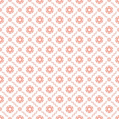 Dekoratif elementlerle basit, pürüzsüz desen. Moda baskıları ya da ambalaj kağıdı için güzel bir arkaplan.