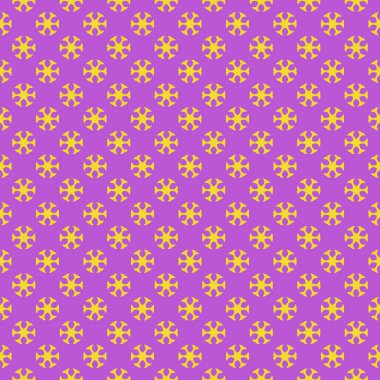 Dekoratif elementlerle basit, pürüzsüz desen. Moda baskıları ya da ambalaj kağıdı için güzel bir arkaplan.