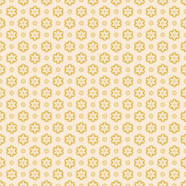 Dekoratif elementlerle basit, pürüzsüz desen. Moda baskıları ya da ambalaj kağıdı için güzel bir arkaplan.