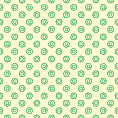 Dekoratif elementlerle basit, pürüzsüz desen. Moda baskıları ya da ambalaj kağıdı için güzel bir arkaplan.