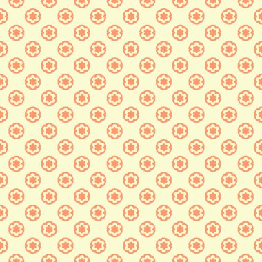 Dekoratif elementlerle basit, pürüzsüz desen. Moda baskıları ya da ambalaj kağıdı için güzel bir arkaplan.