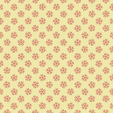 Dekoratif elementlerle basit, pürüzsüz desen. Moda baskıları ya da ambalaj kağıdı için güzel bir arkaplan.