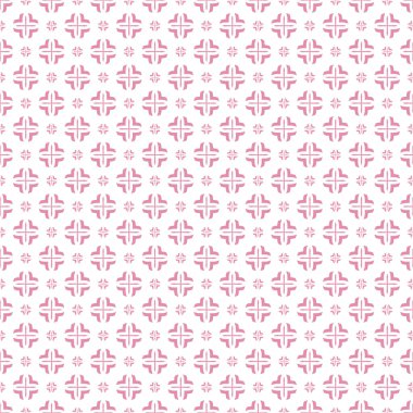 Dekoratif elementlerle basit, pürüzsüz desen. Moda baskıları ya da ambalaj kağıdı için güzel bir arkaplan.