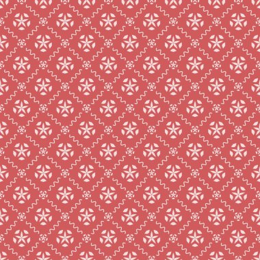 Dekoratif elementlerle basit, pürüzsüz desen. Moda baskıları ya da ambalaj kağıdı için güzel bir arkaplan.