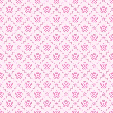 Dekoratif elementlerle basit, pürüzsüz desen. Moda baskıları ya da ambalaj kağıdı için güzel bir arkaplan.