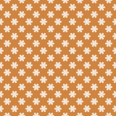 Dekoratif elementlerle basit, pürüzsüz desen. Moda baskıları ya da ambalaj kağıdı için güzel bir arkaplan.