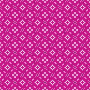 Dekoratif elementlerle basit, pürüzsüz desen. Moda baskıları için güzel bir arkaplan