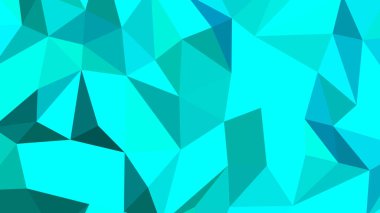 Aqua soyut arkaplan. Geometrik vektör çizimi. Renkli 3B duvar kağıdı.