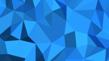 Dodger mavi soyut arkaplan. Geometrik vektör çizimi. Renkli 3B duvar kağıdı.