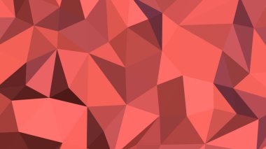 Kızılderili kırmızı soyut arka planı. Geometrik vektör çizimi. Renkli 3B duvar kağıdı.