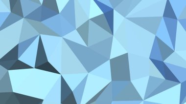 Açık gökyüzü mavi soyut arkaplan. Geometrik vektör çizimi. Renkli 3B duvar kağıdı.