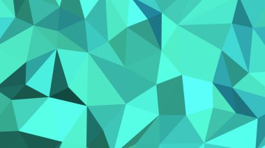 Turkuaz soyut arkaplan. Geometrik vektör çizimi. Renkli 3B duvar kağıdı.