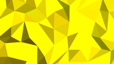 Sarı soyut arkaplan. Geometrik vektör çizimi. Renkli 3B duvar kağıdı.