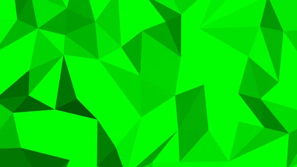 Fondo Abstracto Verde Ilustración Vectorial Geométrica Fondo Pantalla Colorido — Archivo Imágenes Vectoriales