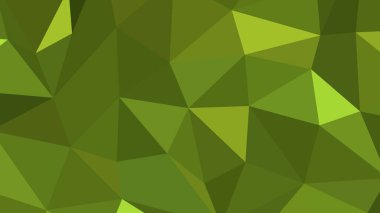 Sarı yeşil soyut arkaplan. Geometrik vektör çizimi. Renkli 3B duvar kağıdı.