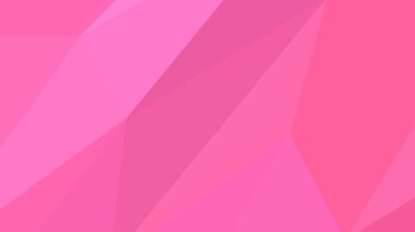 Ateşli pembe soyut arka plan. Geometrik vektör çizimi. Renkli 3B duvar kağıdı.