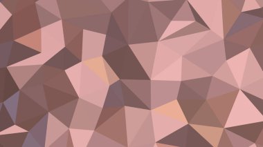 Pembe kahverengi soyut arka plan. Geometrik vektör çizimi. Renkli 3B duvar kağıdı.