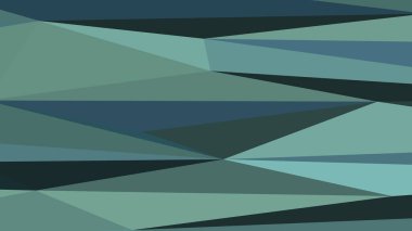 Öğrenci mavisi soyut bir geçmişi var. Geometrik vektör çizimi. Renkli 3B duvar kağıdı.