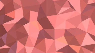 Açık mercan soyut arkaplan. Geometrik vektör çizimi. Renkli 3B duvar kağıdı.