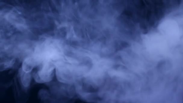 Füst Vape Vapor Videóinak Tervezők Működik Igazi Füst Fekete Háttér — Stock videók