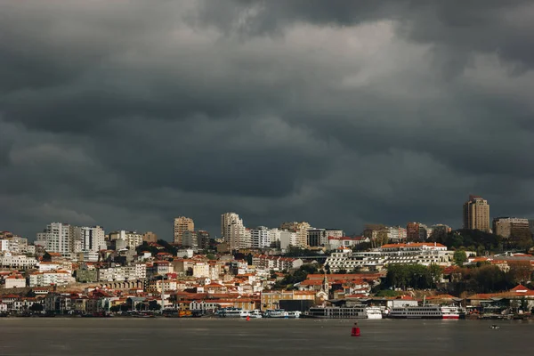 Duoro Nehri Günbatımı Portekiz Porto Görünümü — Stok fotoğraf