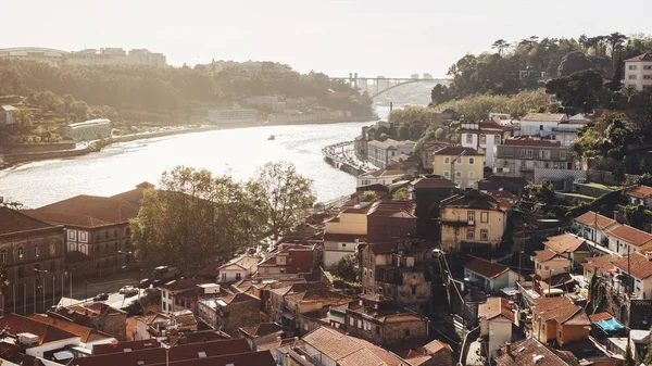 Scenic view of Porto old town and Douro river, Portugal