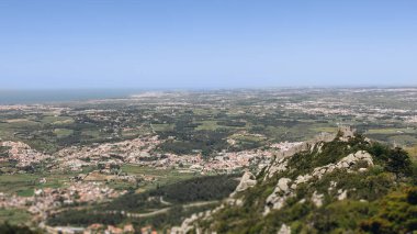 Sintra, Portekiz - 03 Mayıs 2016: Kırlarda Sintra, Portekiz'in Castle