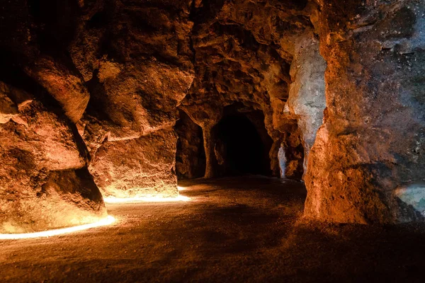 Sintra Portogallo Maggio 2016 Tunnel Sotterraneo Nel Castello Quinta Regaleira — Foto Stock