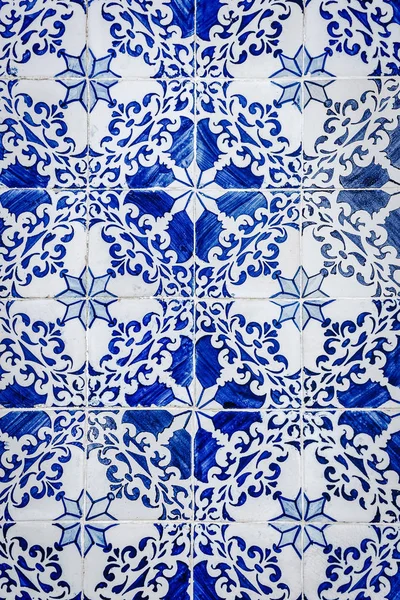 Κεραμικών Πλακιδίων Μοτίβα Από Πορτογαλία Azulejos — Φωτογραφία Αρχείου