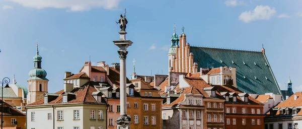 Rynek Starego Miasta Warszawie Polska — Zdjęcie stockowe
