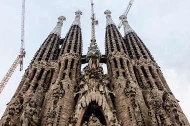 La Sagrada Familia Barcelona, İspanya Gaudi tarafından tasarlanan