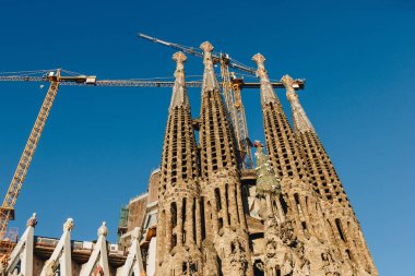 La Sagrada Familia Barcelona, İspanya Gaudi tarafından tasarlanan