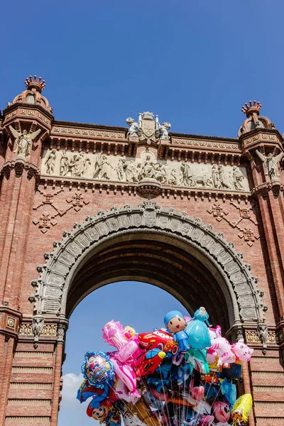 Barcelona Španělsko Dubna 2016 Vítězný Oblouk Barceloně — Stock fotografie