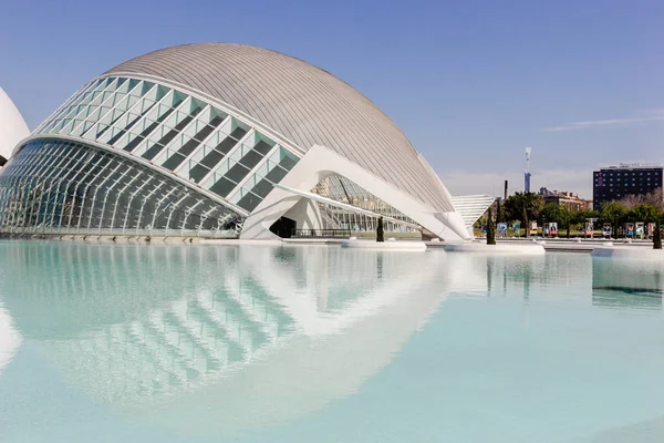 Valencia Spain April 2016 City Arts Sciences Designed Santiago Calatrava — Stock Photo, Image