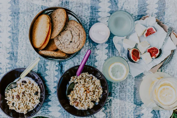 Cibo da picnic sano — Foto Stock