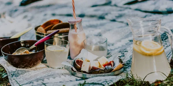 Cibo da picnic sano — Foto Stock