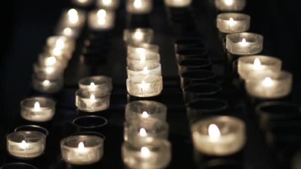 蜡烛慢动作 — 图库视频影像