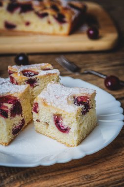 Geleneksel Çek kabarcık kek veya kiraz ile sufle