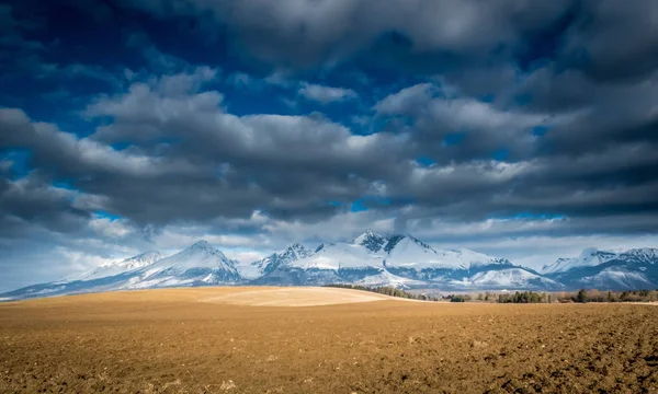 Lomnicky Colina Stit Montanhas Tatra Paisagem Inverno — Fotografia de Stock